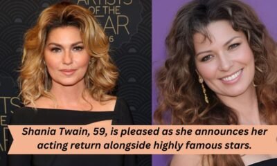 Shania Twain, 59, is pleased as she announces her acting return alongside highly famous stars.