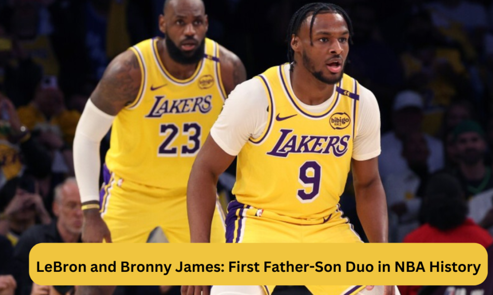 LeBron and Bronny James: First Father-Son Duo in NBA History