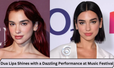 Dua Lipa Shines with a Dazzling Performance at Music Festival