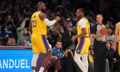 LeBron and Bronny James Make History Together on the Lakers Court!