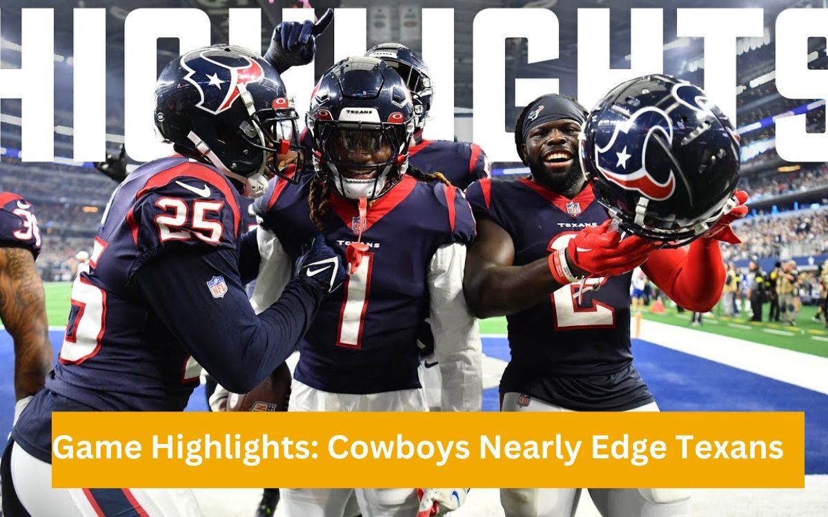 Game Highlights: Cowboys Nearly Edge Texans