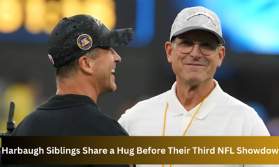 Harbaugh Siblings Share a Hug Before Their Third NFL Showdown