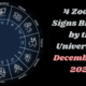 4 Zodiac Signs Blessed by the Universe on December 10, 2024