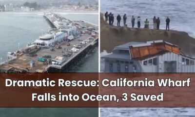 Dramatic Rescue California Wharf Falls into Ocean, 3 Saved (1)