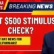 Last $500 stimulus check