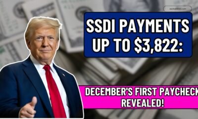 SSDI payments up to $3,822: