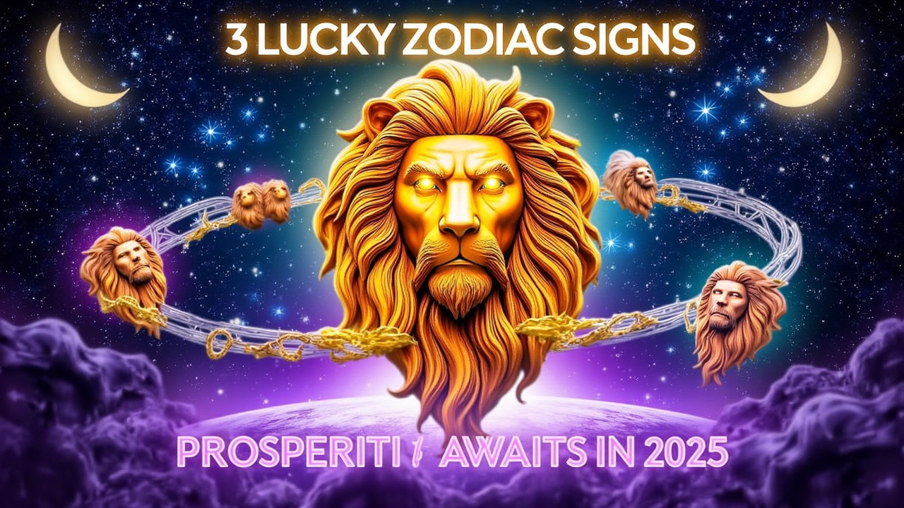 "3 Lucky Zodiac Signs Enter a Prosperous Era with the Leo Moon in January 2025"